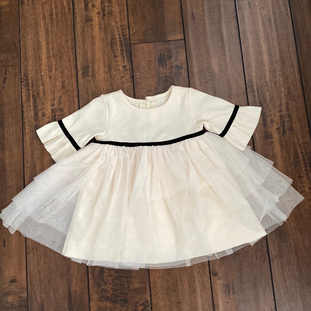 Cute off white baby dress